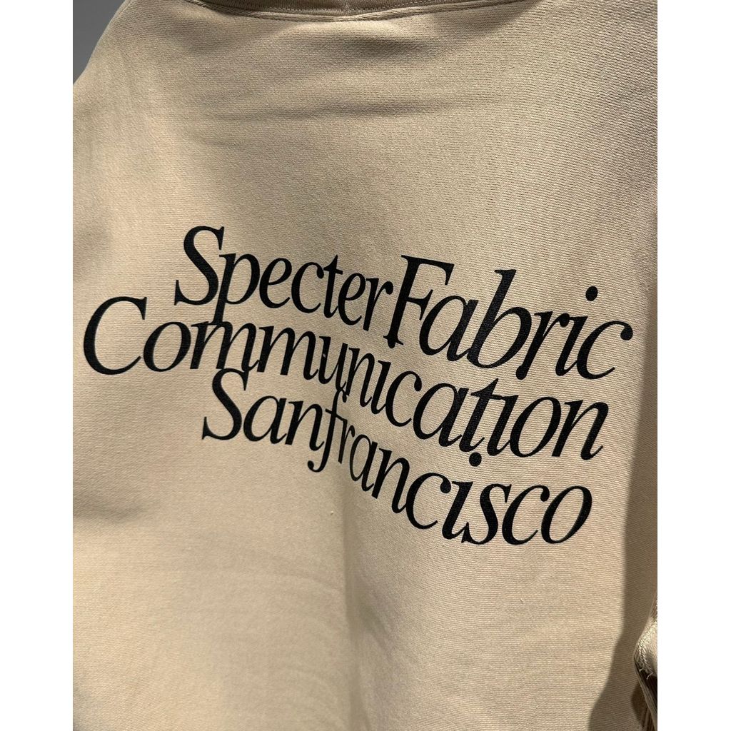 SPECTER FABRIC COMMUNICATION 別注SANFRANCISCO HOODIE