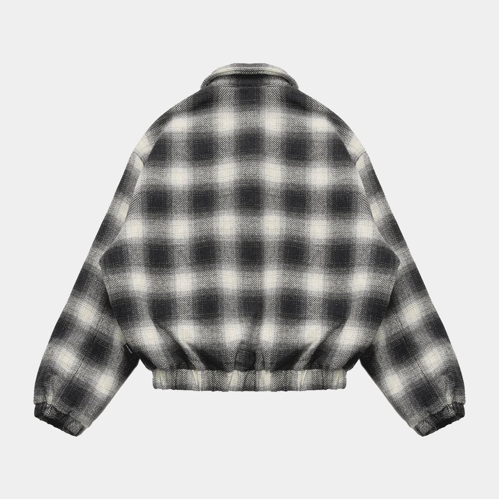 APPLEBUM OMBRE CHECK JACKET [BLACK/WHITE] / 2420615