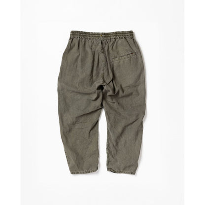 ANACHRONORM PIGMENT DYED LINEN TAPERED EASY PANTS