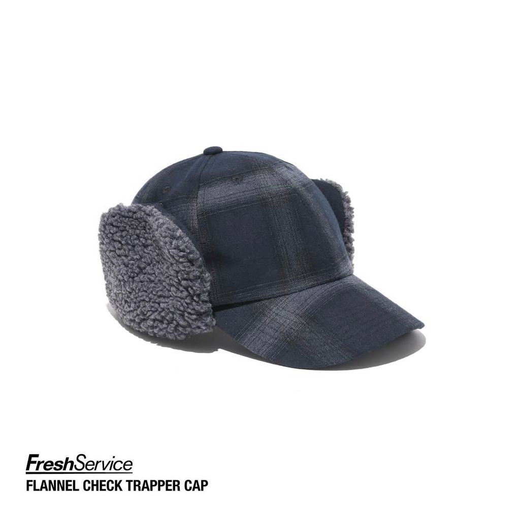 FreshService "FLANNEL CHECK TRAPPER CAP"