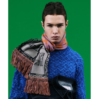 【予約商品】BAL JACQUARD KNIT SOCCER SCARF