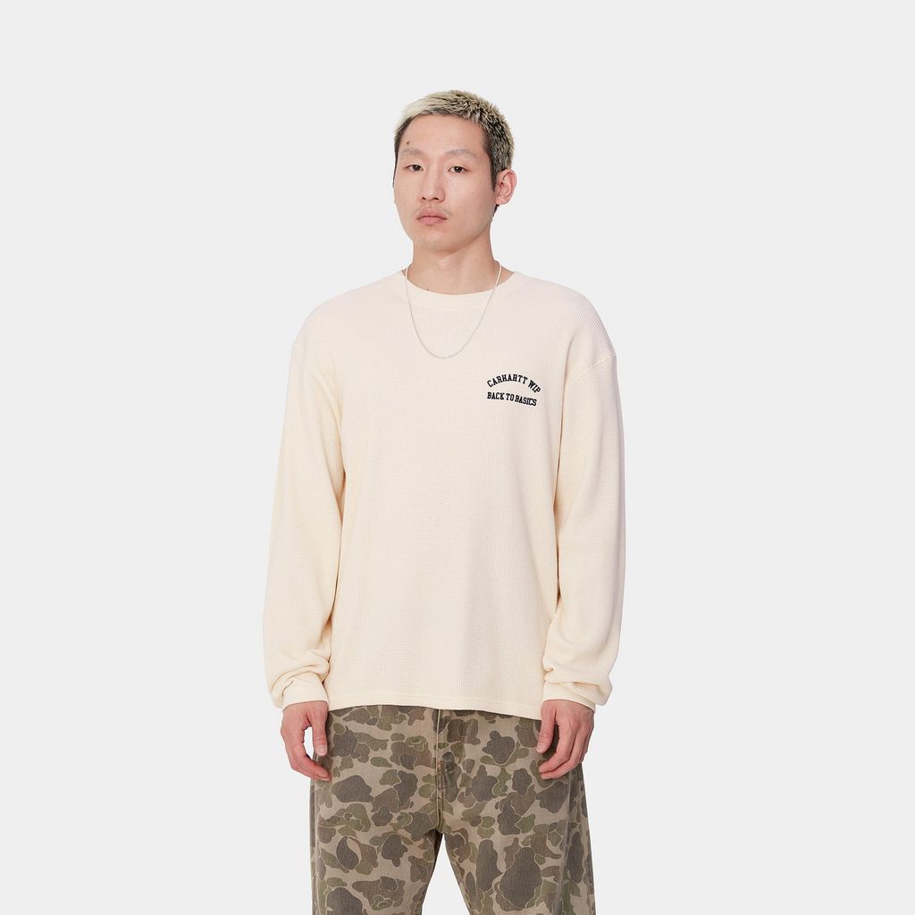 CARHARTT WIP  L/S BASICS SCRIPT T-SHIRT