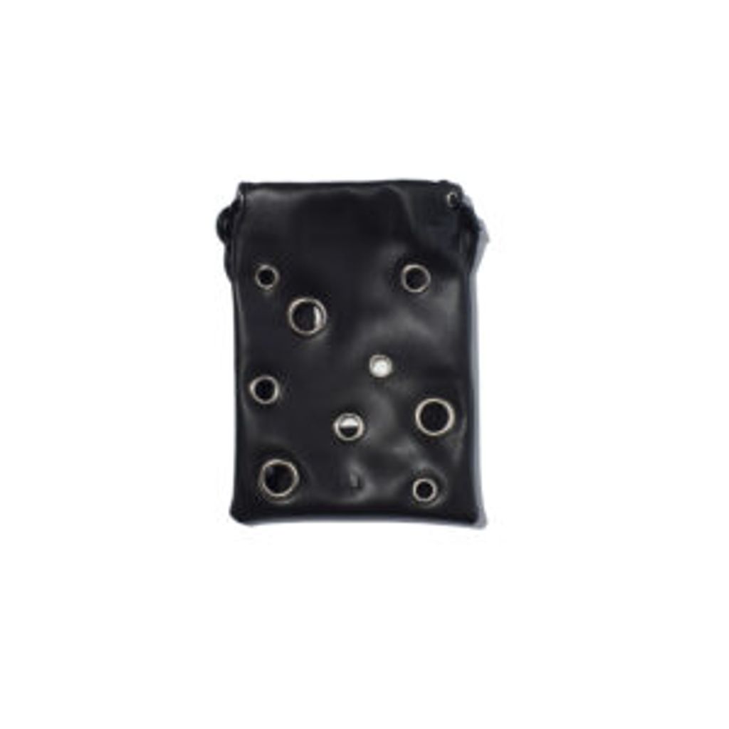 F/CE. TECH LEATHER EYELET POCHETTE