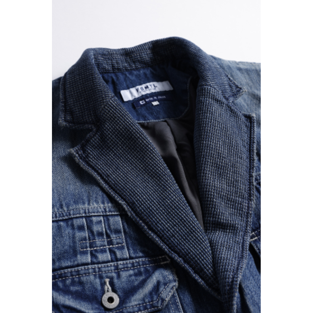 FDMTL FA26JK42U PLEATS LAPEL JACKET 3YR WASH