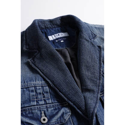 FDMTL FA26JK42U PLEATS LAPEL JACKET 3YR WASH