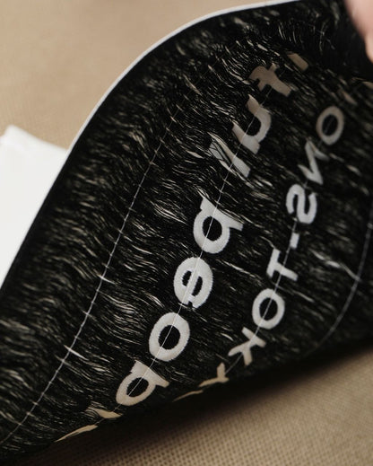 beautiful people SDGs name tag tote bag mushroom