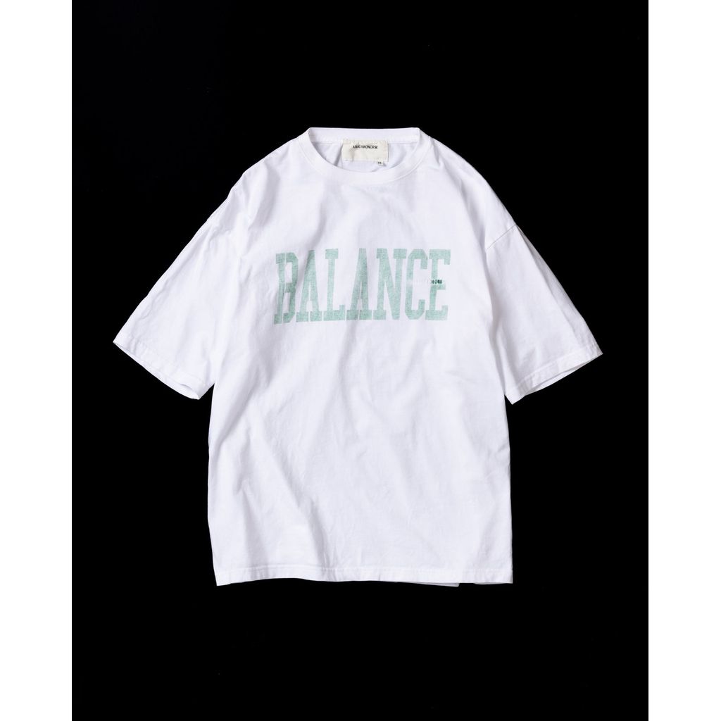 ANACHRONORM BALANCE COLLEGE PRINTED S/S T-S