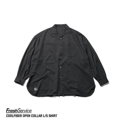 FreshService "COOLFIBER OPEN COLLAR L/S SHIRT"