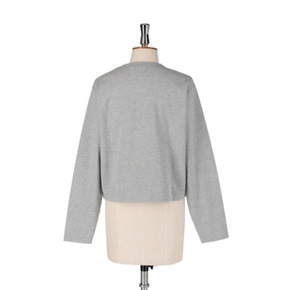 Gymphlex SHORT CREW NECK CARDIGAN