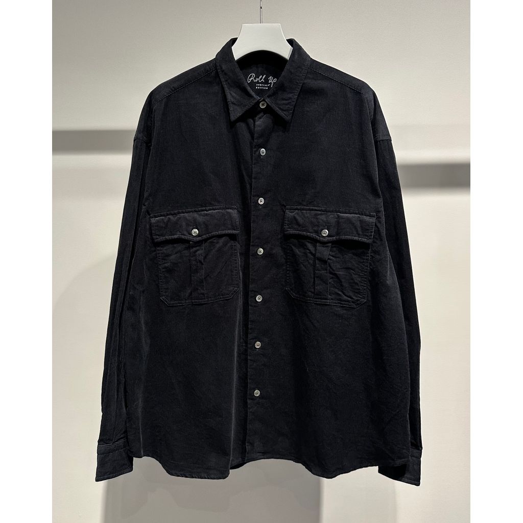 PORTER CLASSIC ROLL UP ORGANIC CORDUROY SHIRT