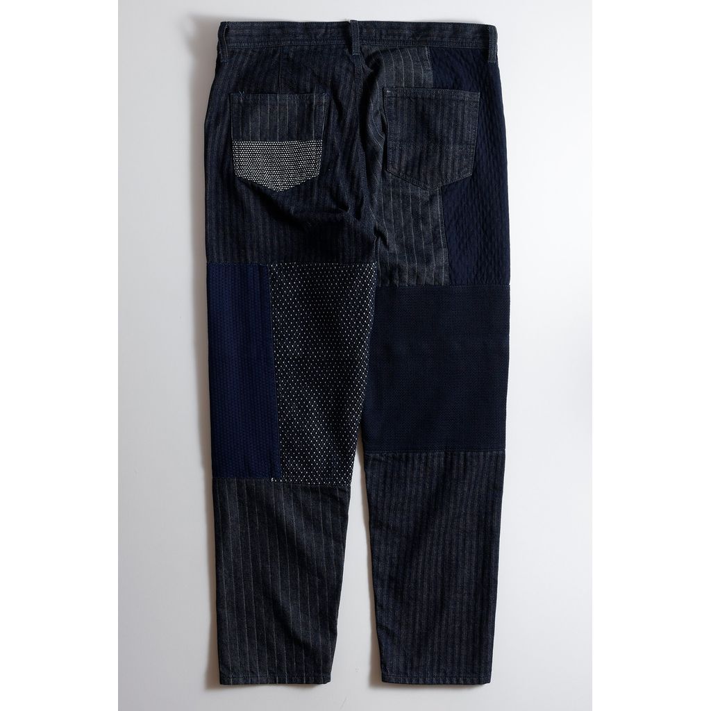 FDMTL PATCHWORK PANTS RINSE