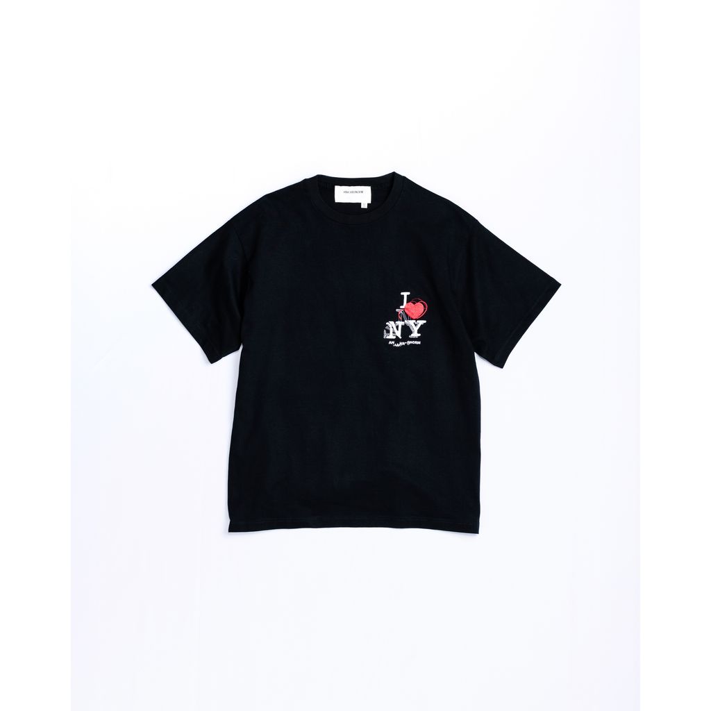 ANACHRONORM ANNK006 ICON THREADS GLITCH EMBROIDERY S/S T-S