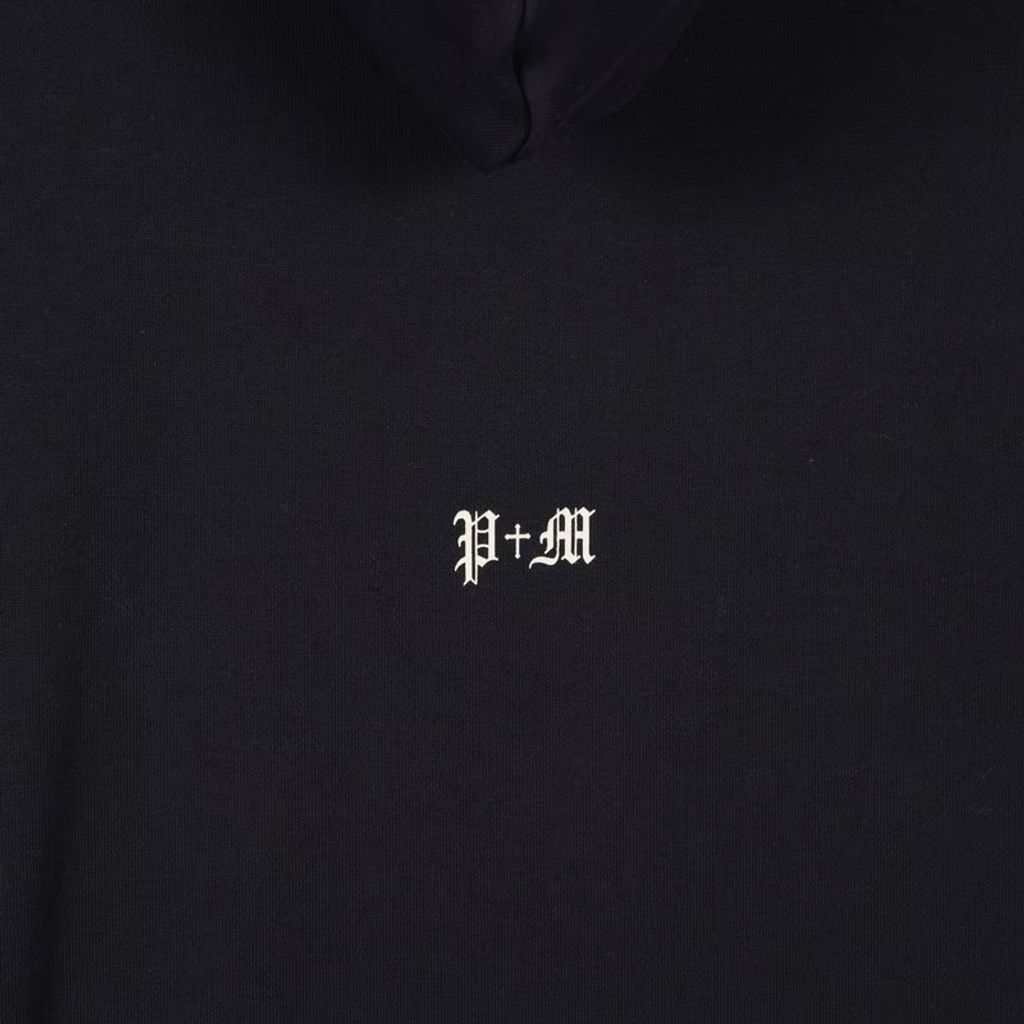 P+M/PHENOMENON VEHICLE PHOTO PRINTED PULLOVER HOODED