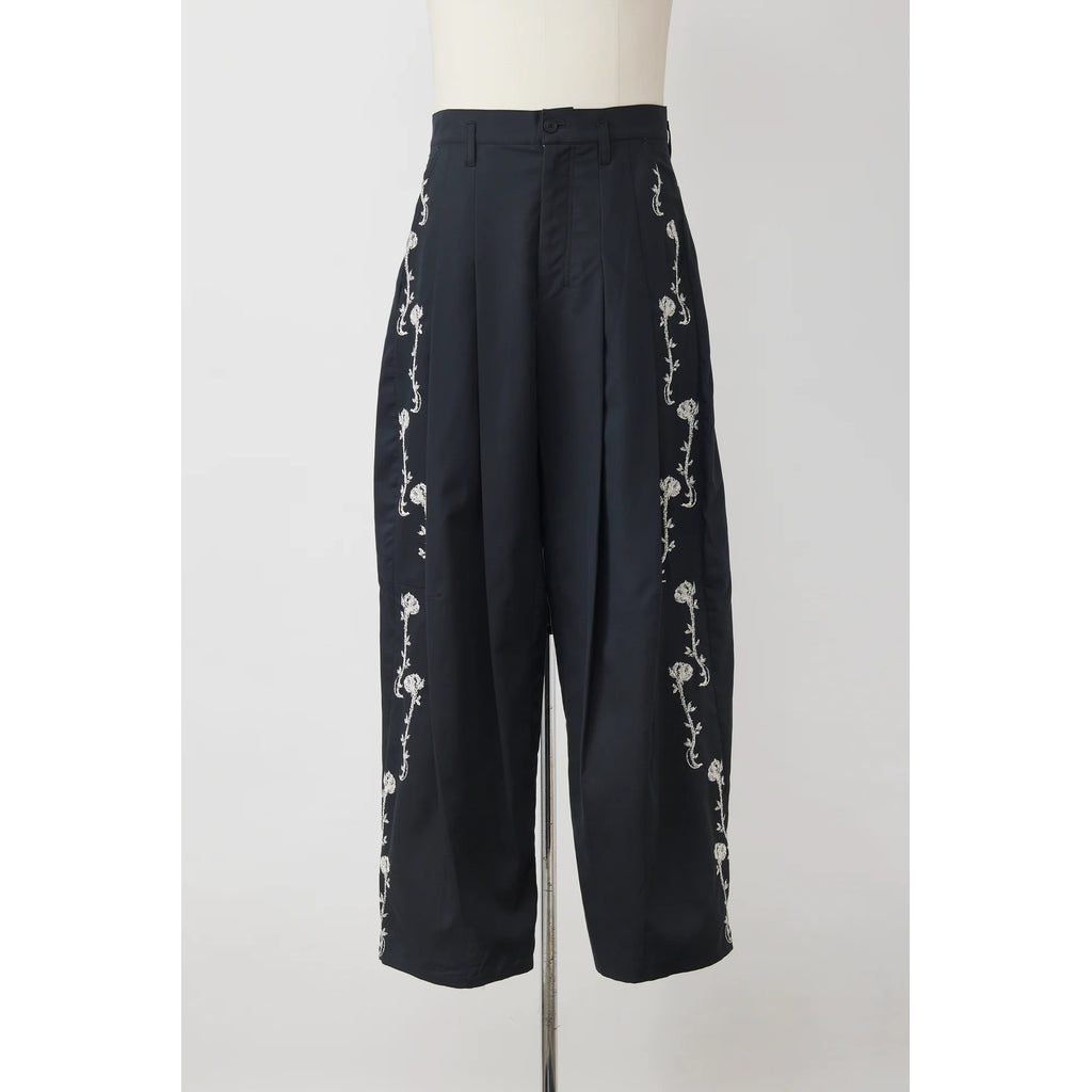 SHINYAKOZUKA Hi, BAGGY WITH EMBROIDERY