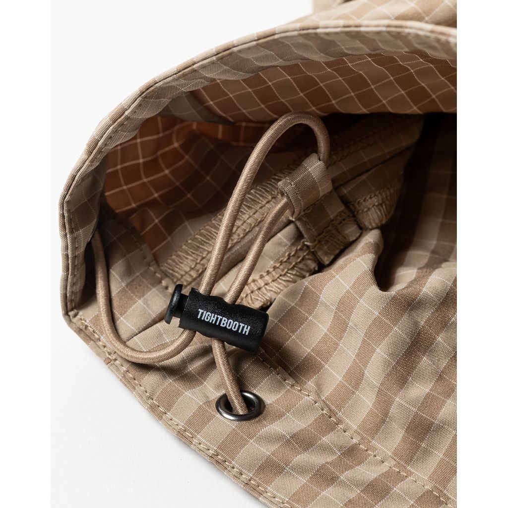 TIGHTBOOTH RIPPLE PLAID BALLOON PANTS