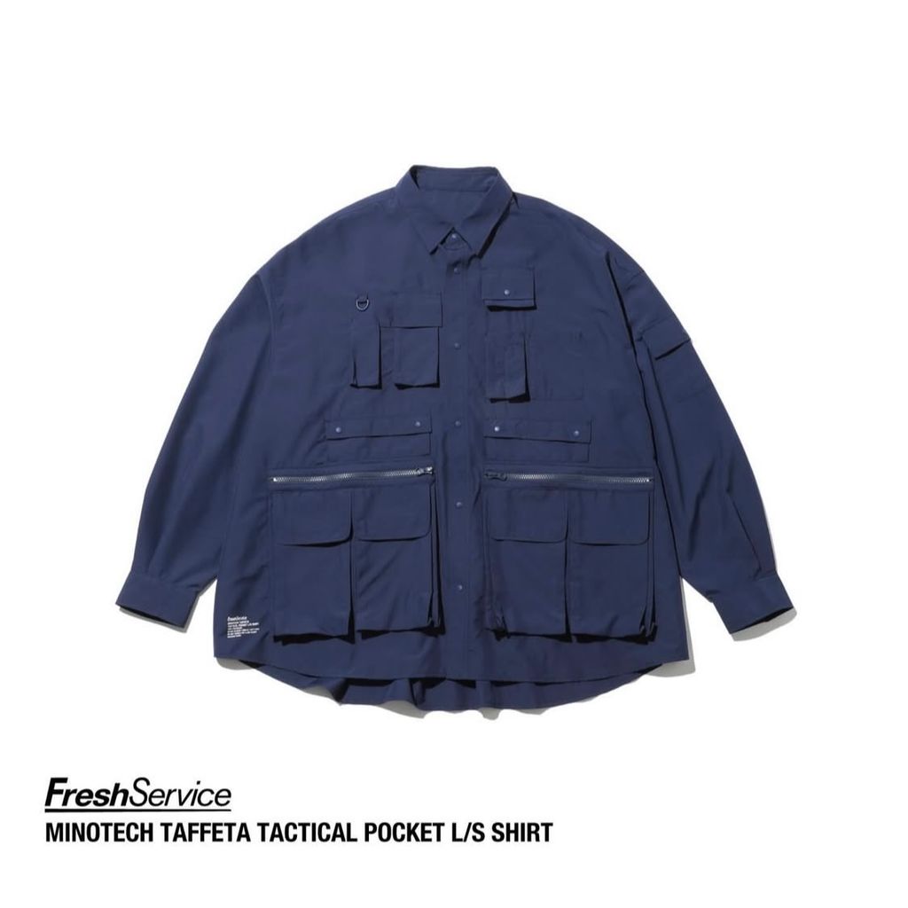 FreshService "MINOTECH TAFFETA TACTICAL POCKET L/S SHIRT"