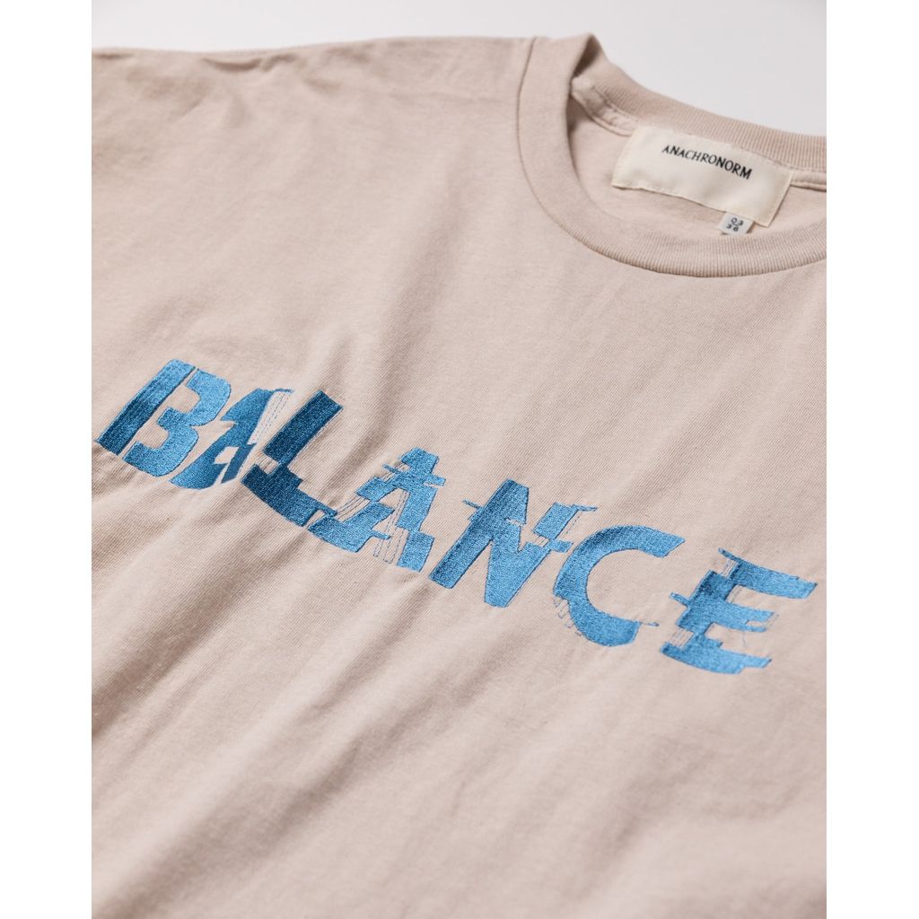 ANACHRONORM  AN302 GLITCH EMBROIDERY S/S T-S