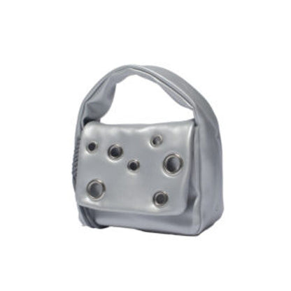 F/CE. TECH LEATHER EYELET MINI POACH