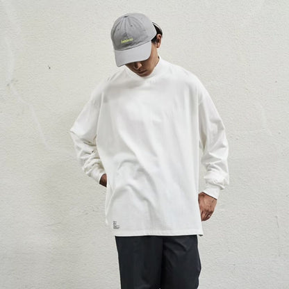 FreshService 2-PACK OVERSIZED L/S MOCKNECK TEE