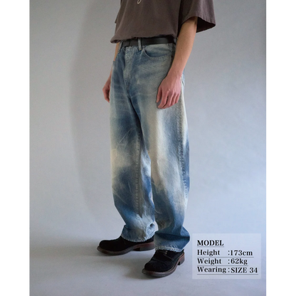 ANACHRONORM CONTEXT-003N-R2 SUNFADED 80's WIDE 5P PANTS