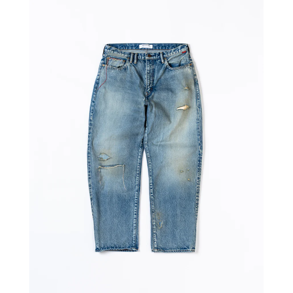 ANACHRONORM CONTEXT-003N 80's WIDE 5P PANTS – MAROON WEBSTORE