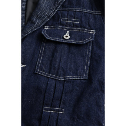 FDMTL FA26JK42R  PLEATS LAPEL JACKET RINSE