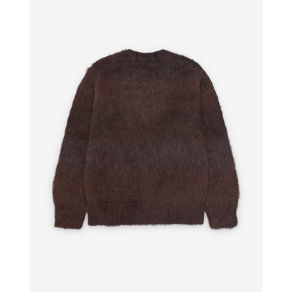 COMME des GARCONS HOMME MOHAIR BORDER CARDIGAN（BROWN）