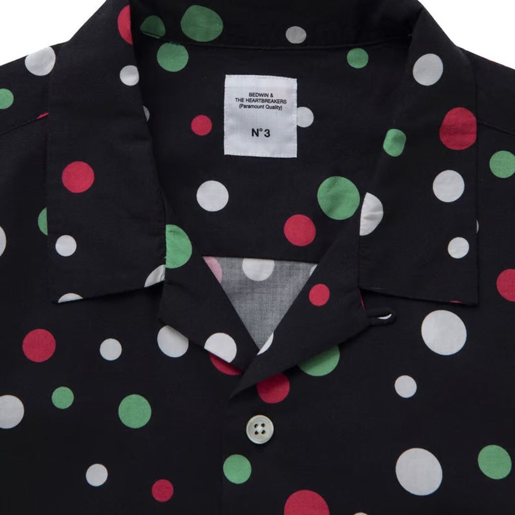 BEDWIN & THE HEARTBREAKERS S/S OPEN COLLAR ALOHA SHIRT "ROGERS"