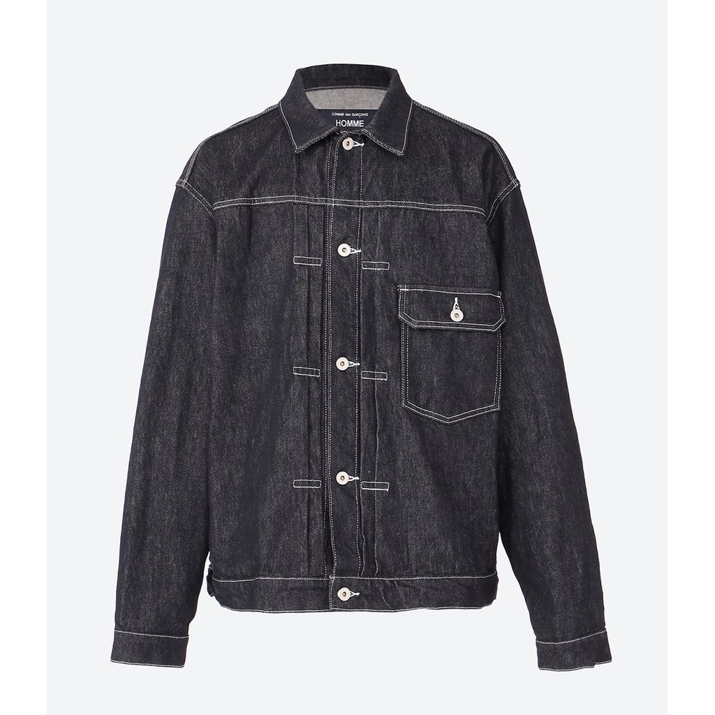 COMME des GARCONS HOMME 綿反応デニム 製品洗 ジャケット