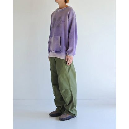 ANACHRONORM MANCHESTER PRINTED CUT-OFF SWEAT PARKA