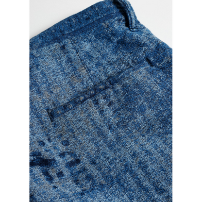 FDMTL BORO JAQUARD WIDE PANTS RINSE