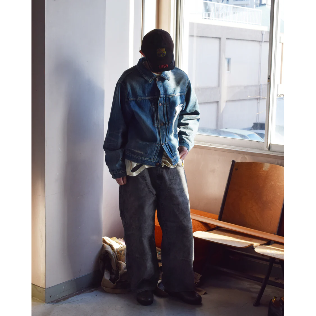 ANACHRONORM AN419 PIGMENT DYED DUCK PAINTER PANTS