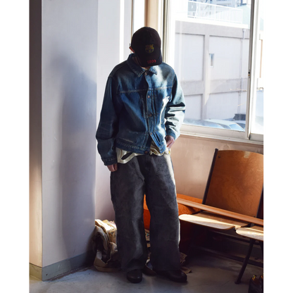 ANACHRONORM AN419 PIGMENT DYED DUCK PAINTER PANTS