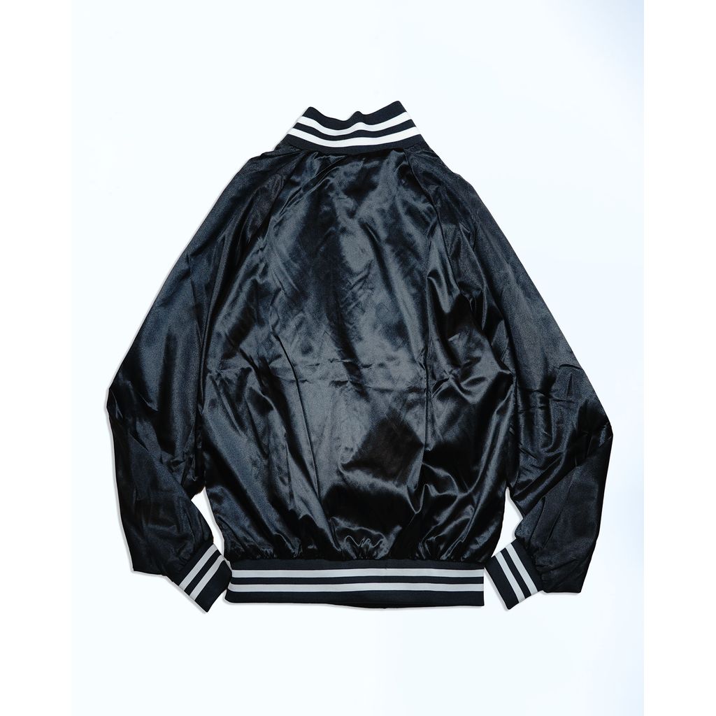 ANDFAMILYS Satin Baseball Jacket -A-