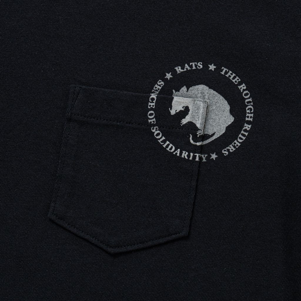 RATS CIRCLE POCKET TEE BACK PRINT