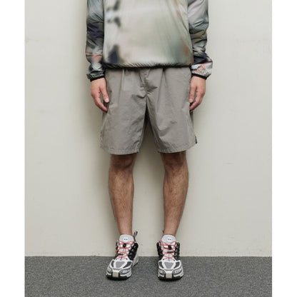 BAL WASHED TWILL WOVEN BELTED SHORT