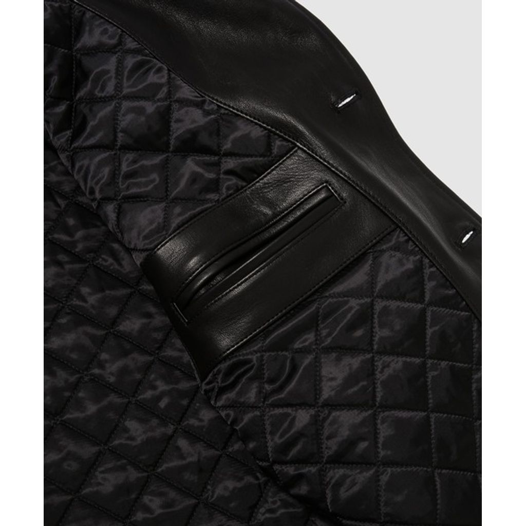 COMME des GARCONS HOMME DEER SKIN LEATHER CAR COAT