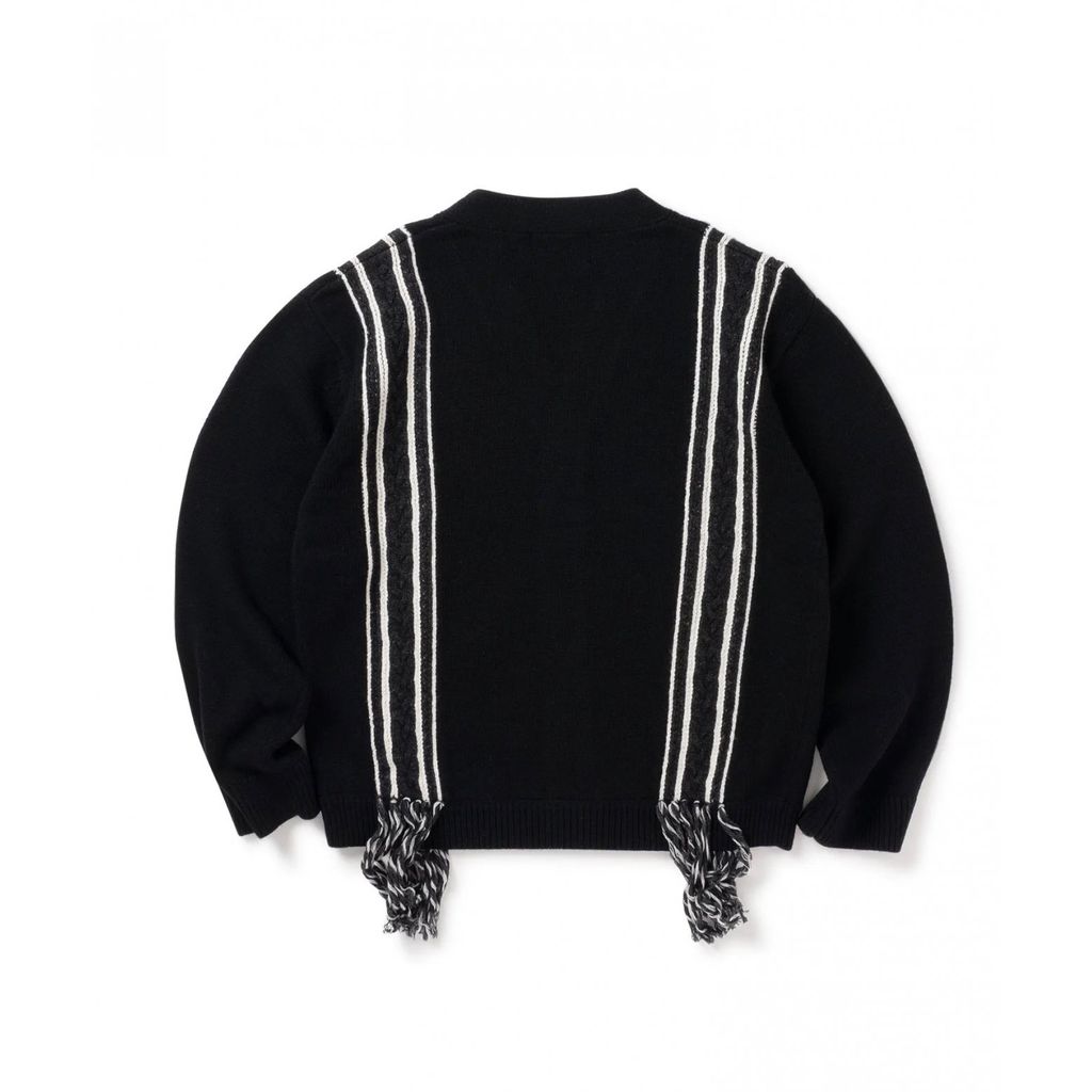 SON OF THE CHEESE  FRINGE KNIT CARDIGAN