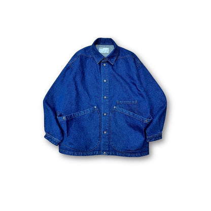 Poliquant THE DEFORMED POCKETS DENIM SHIRT JACKET 2602007