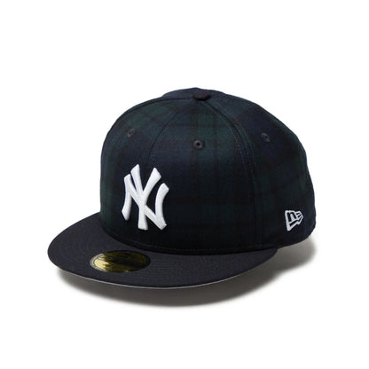 NEW ERA  59FIFTY Powered by GORO NAKATSUGAWA（min-nano）ニューヨーク・ヤンキース ブラックウォッチ ネイビーバイザー