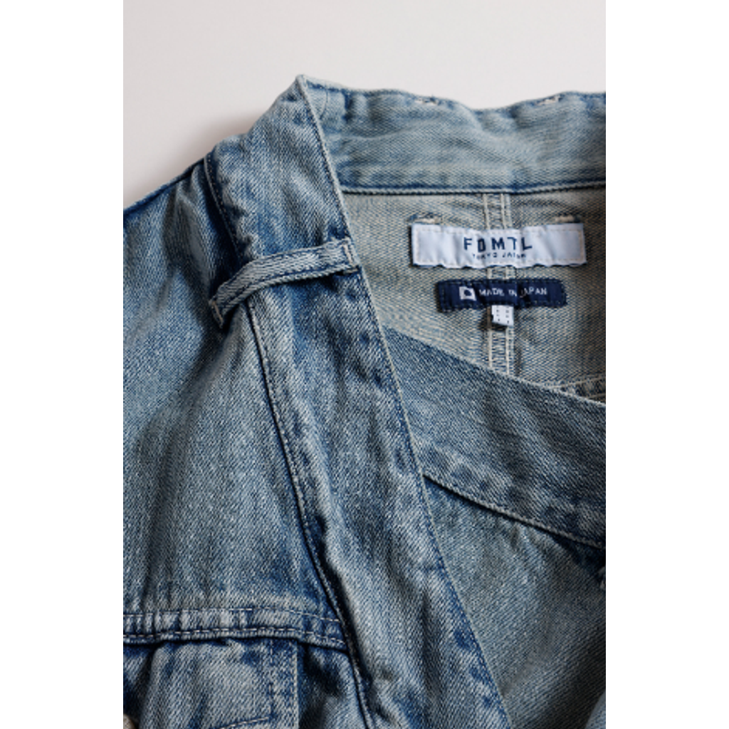 FDMTL FA26JK19U DENIM T-FORM JACKET 3YR WASH