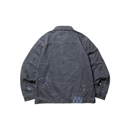 Liberaiders  GARMENT DYED TRUCKER JACKET