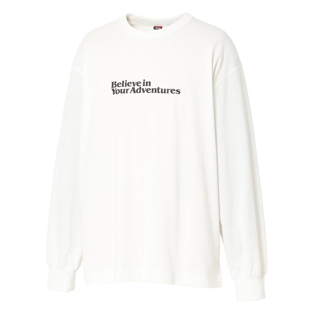 NANGA ECO HYBRID MESSAGE L/S TEE N2620-1L033Z