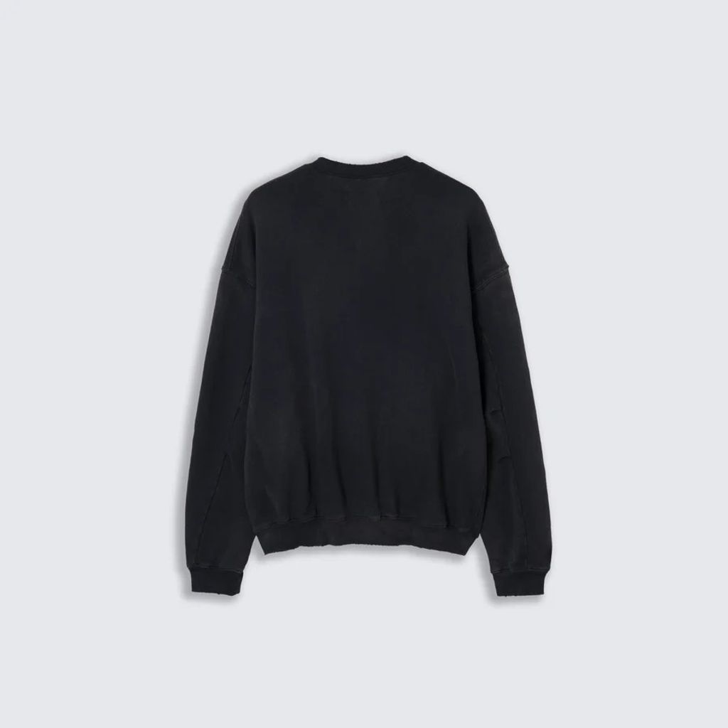 MAGIC STICK FADED CREW SWEAT (FADE BLACK)
