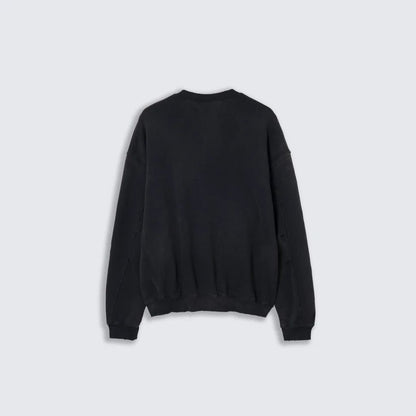 MAGIC STICK FADED CREW SWEAT (FADE BLACK)