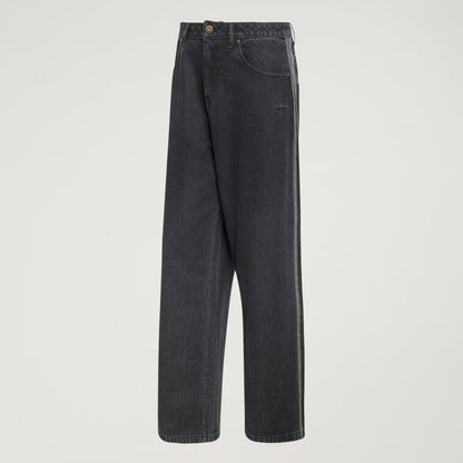 adidas Originals SST デニム ジーンズ ミッドライズ ストレート レッグ