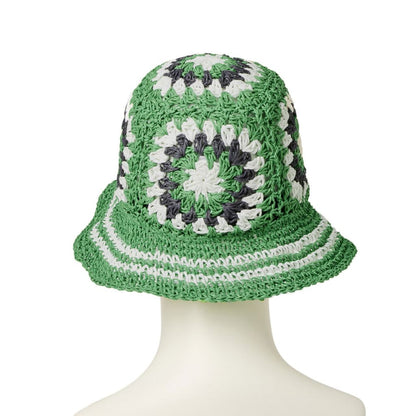 NEW ERA クロシェ ニットバケット ペーパー グリーン