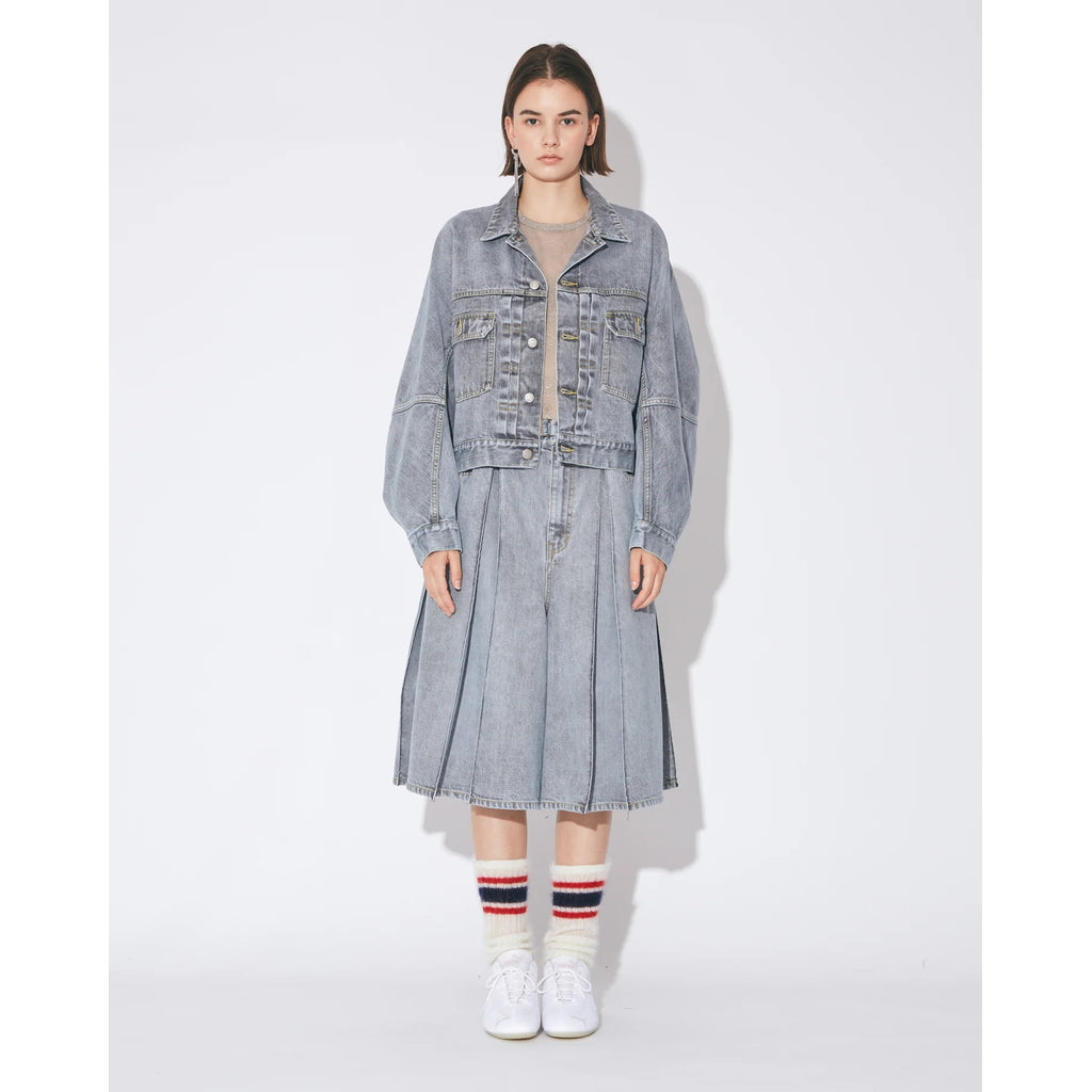 beautiful people selvedge denim o/d no shoulder blouson