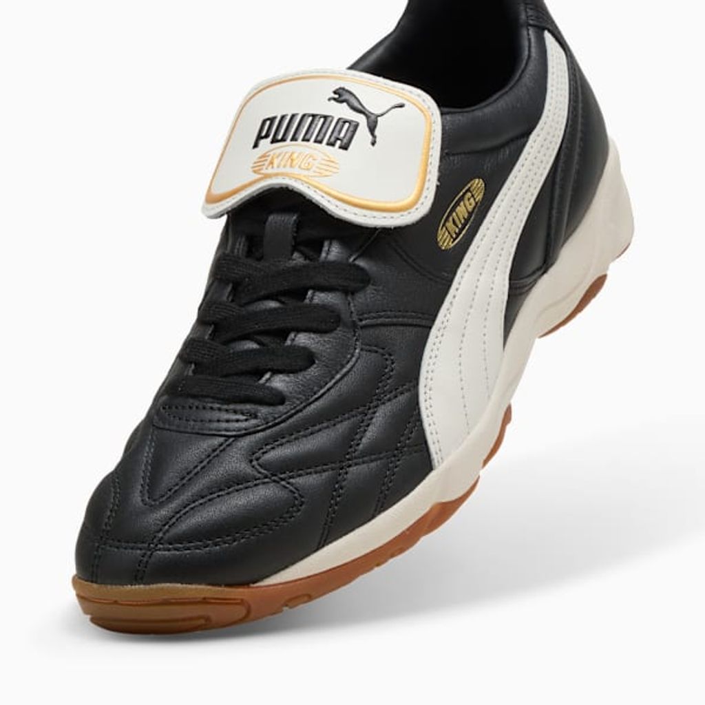 PUMA メンズ キング インドア スニーカー(PUMA Black-Warm White)