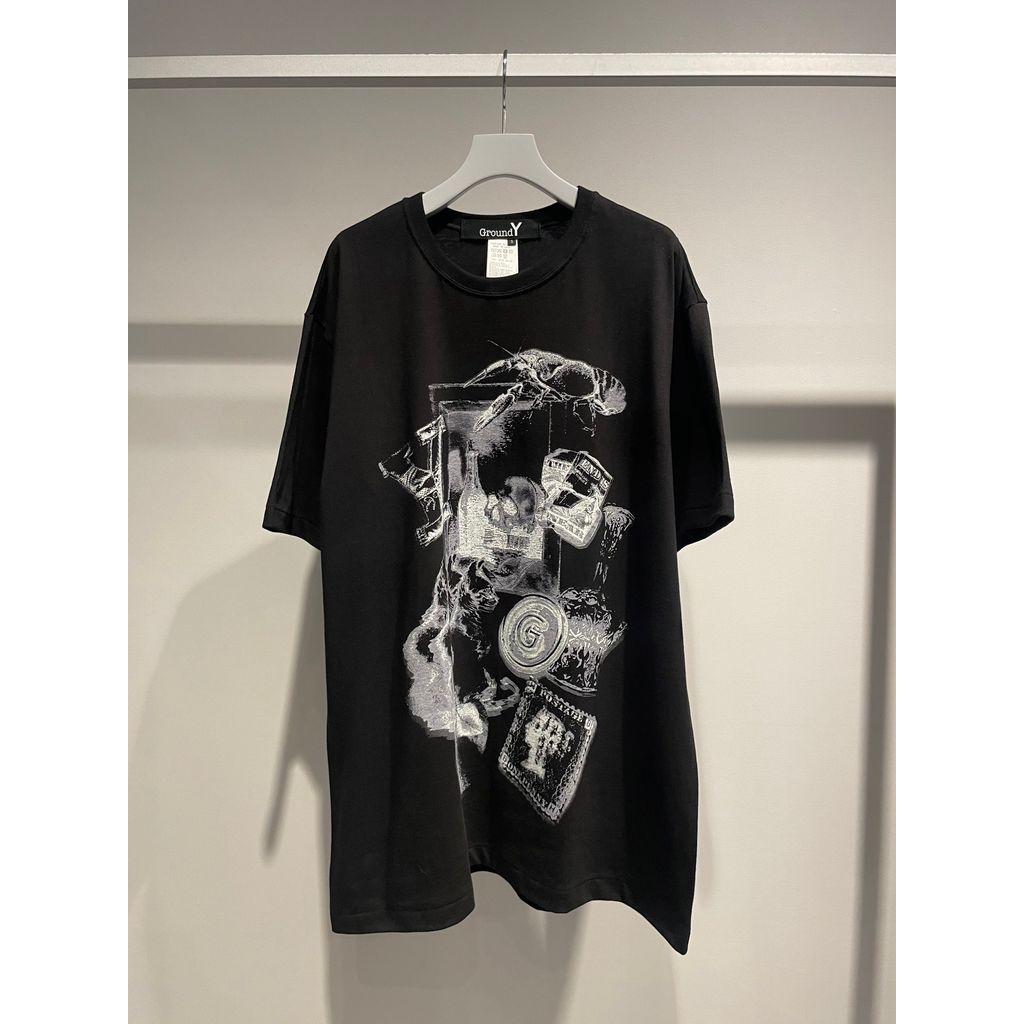 Ground Y COTTON JERSEY CHAOS T-SHIRT